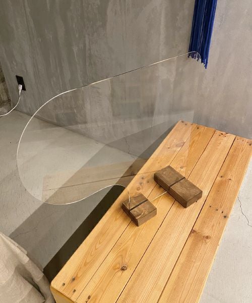 L型アクリルパーテーション